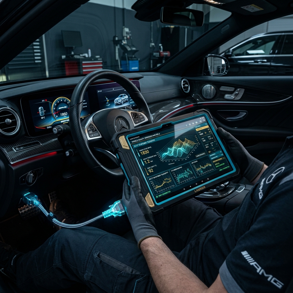 Scanner automotriz de diagnóstico en tablet 3D